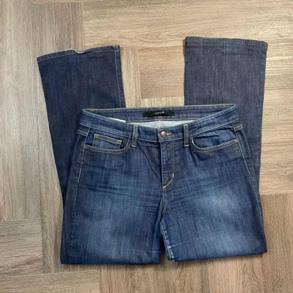 Joes Jeans Skinny Bootcut Denim Jeans Womens 31 Dark Wash Blue Stretch Classic